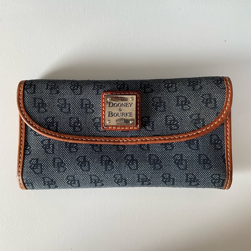 Dooney & Bourke Coated Cotton Continental Wallet